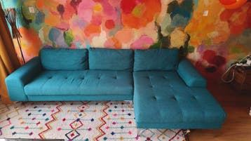 Gratis op te halen: Ruime loungebank, licht beschadigd