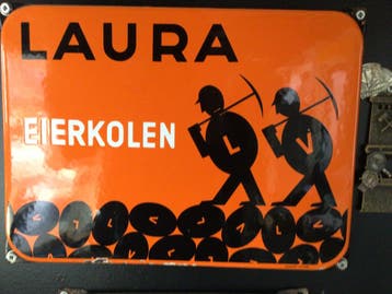 Mooi emaille bord laura mijnen bieden