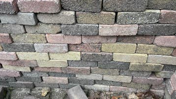 ca. 500 mooie klinkers in diverse kleuren