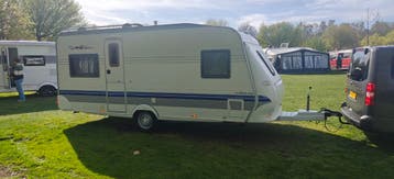 Hobby Excellent Easy caravan 495 UFE voortent luifel