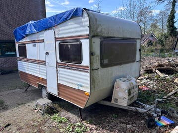 Wolf 420 vintage caravan uit 1977 - Goede staat