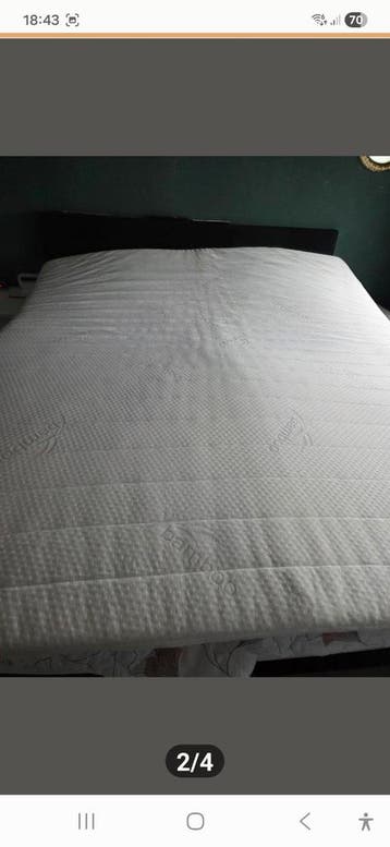 Gratis 2 persoons matras topper