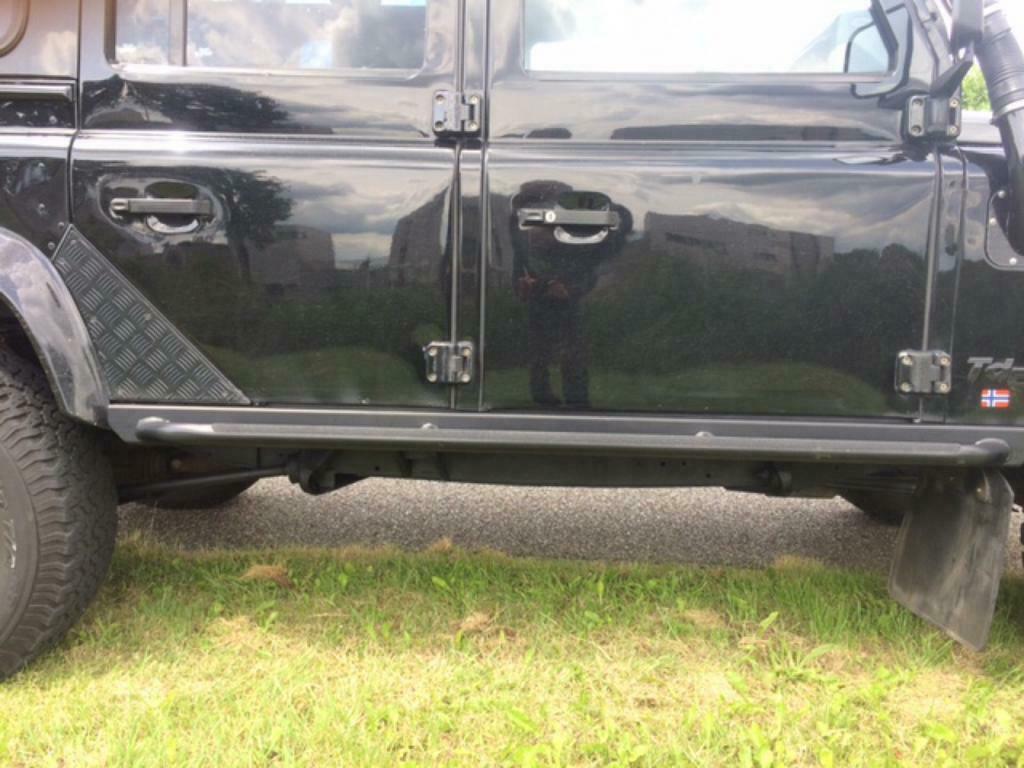 Land Rover defender rocksliders / sidebars, Ophalen, Achterklep, Voor, Nieuw