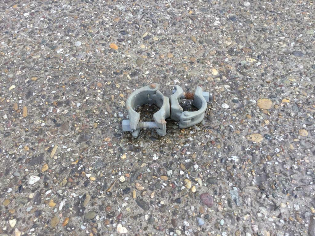 draaiklemmen, layher klemmen, klemmen, draaiklem, Ophalen of Verzenden, Gebruikt, Gevelsteiger