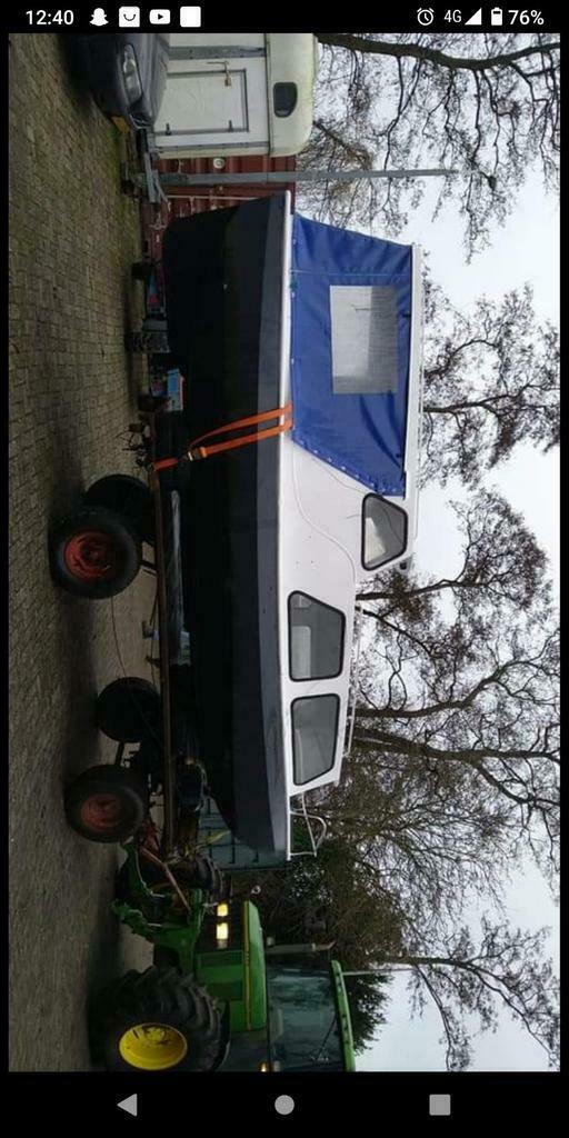 Kajuit boot platbodem, Watersport en Boten, Ophalen of Verzenden, Zo goed als nieuw