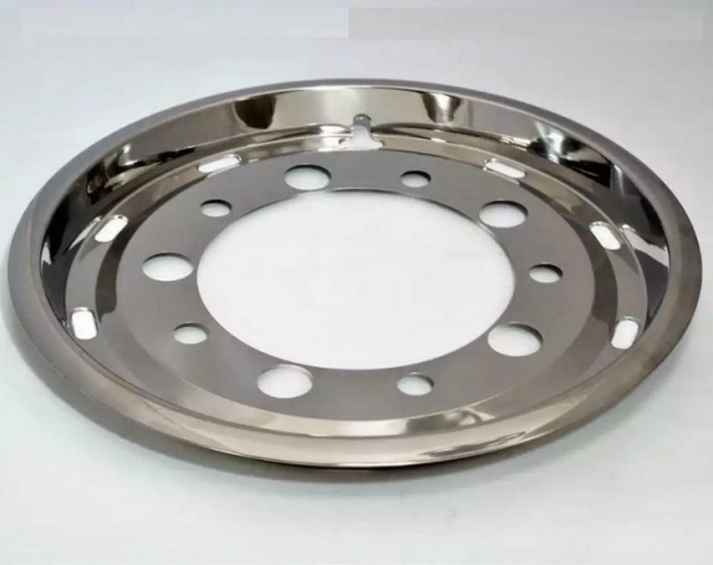 RVS wielschalen 22,5inch voor supersingle ET120 of ET135, Auto-onderdelen, Vrachtwagen-onderdelen, Ophalen of Verzenden, Nieuw