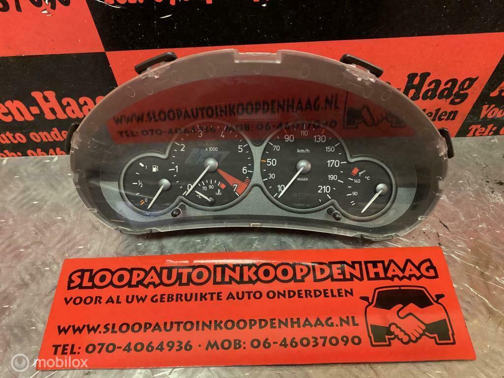 Peugeot 206 ('98-'09) 1.4/1.6/2.0 Tellerhuis Km teller, Ophalen of Verzenden, Gebruikt