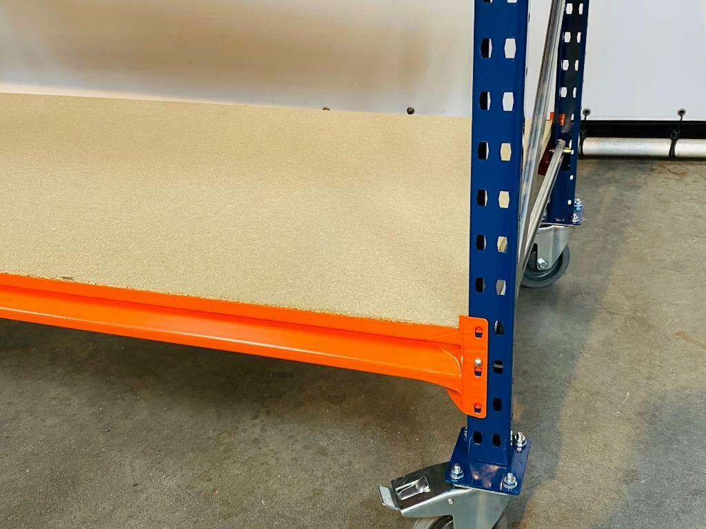 werkbank inpaktafel 215x100x95 incl. 4 zwenkwielen, Ophalen of Verzenden, Nieuw, 170 cm of meer