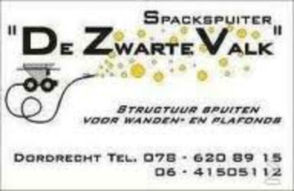 Spackspuiter "De Zwarte Valk" spackspuiten, Garantie, Spachtelputz