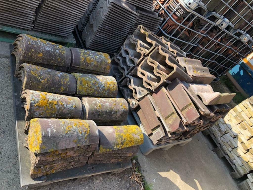 Sneldekkers / betonpannen, gevelpannen / kantpannen vorsten, Ophalen, Overige materialen, Gebruikt, 15 m² of meer