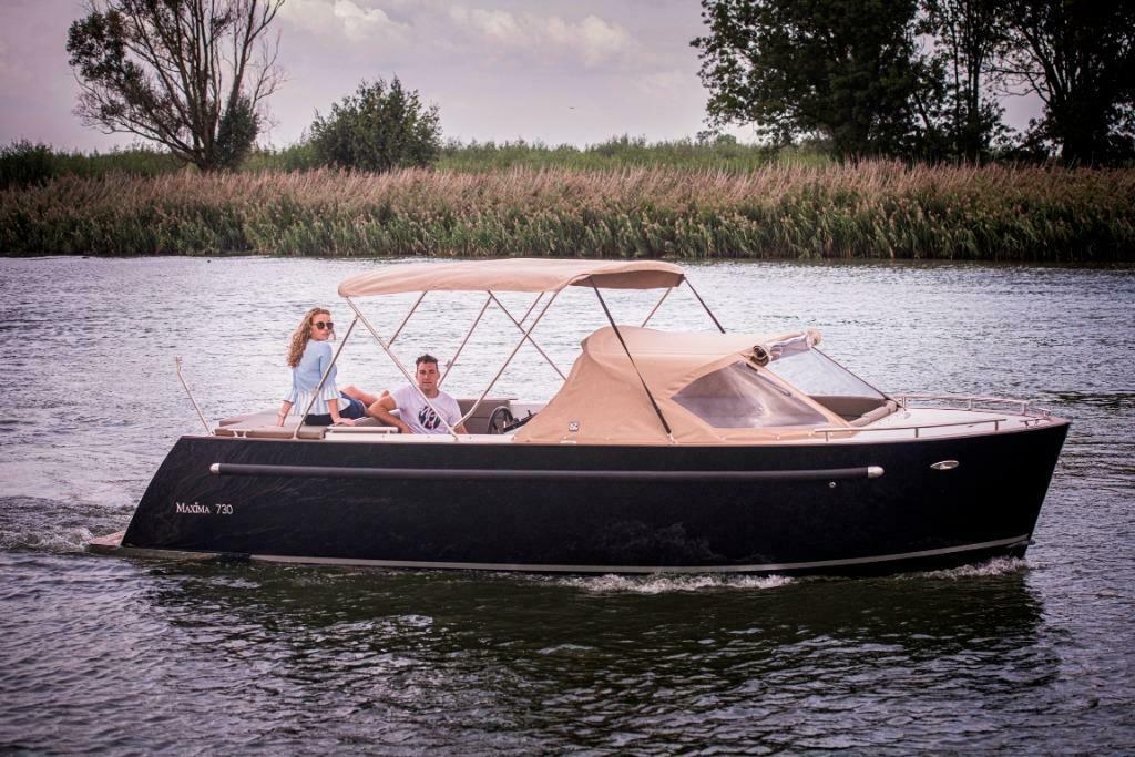 2025 - Maxima 730 tendersloep met motorisering tot 150 pk!, 6 meter of meer, Nieuw, Ophalen, 70 pk of meer