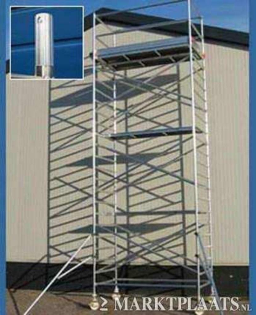 AKTIE ! ASC rolsteiger w.h:5,20 75x250 met voorloopleuning, Ophalen of Verzenden, Nieuw, Rolsteiger of Kamersteiger, 5 meter of hoger