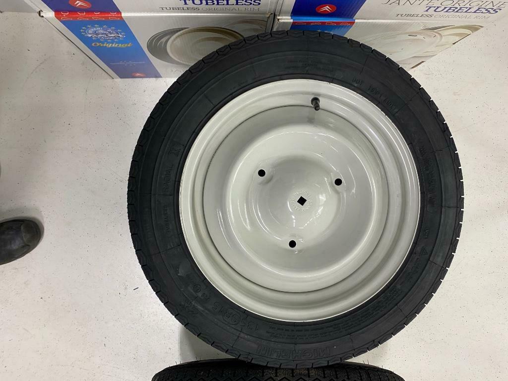 Goedkoopste banden Velgen Mehari Dyane 2CV, Auto-onderdelen, Ophalen, 15 inch, Nieuw, Band(en)