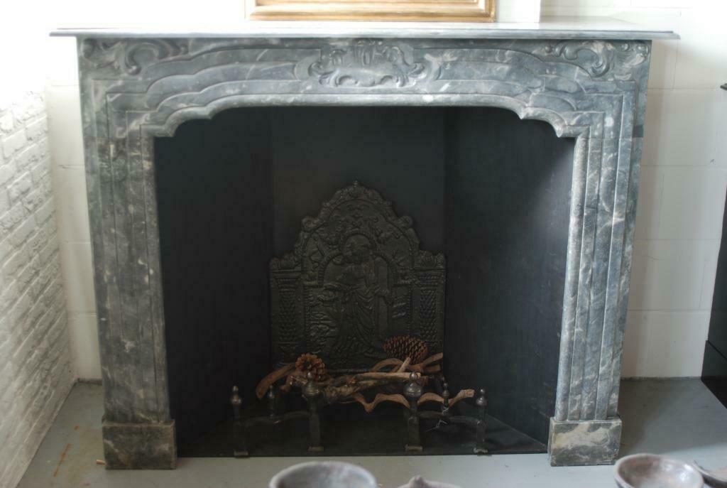 antieke 18e eeuwse marmeren schouwen, Huis en Inrichting, Kachels, Ophalen, Gebruikt