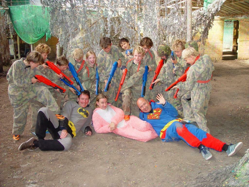 Kinderfeestje Paintball-Lasergame-Airsoft, Sportief of Actief