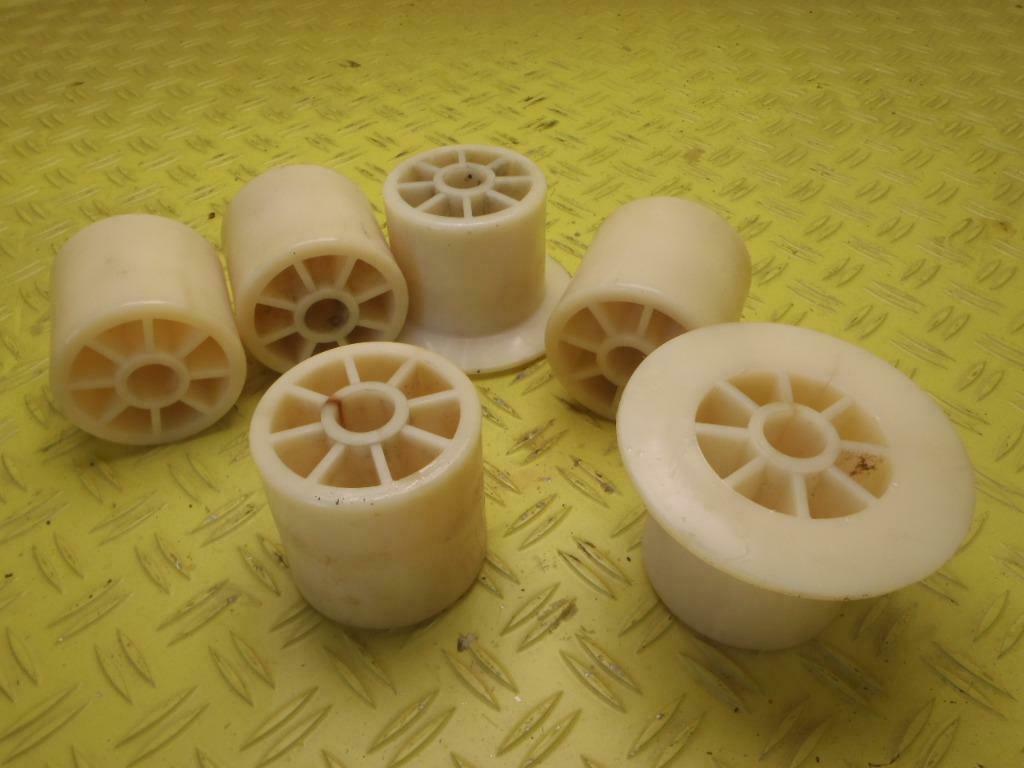 Partij kunststof / nylon rollen geleiderol., Ophalen of Verzenden, Gebruikt