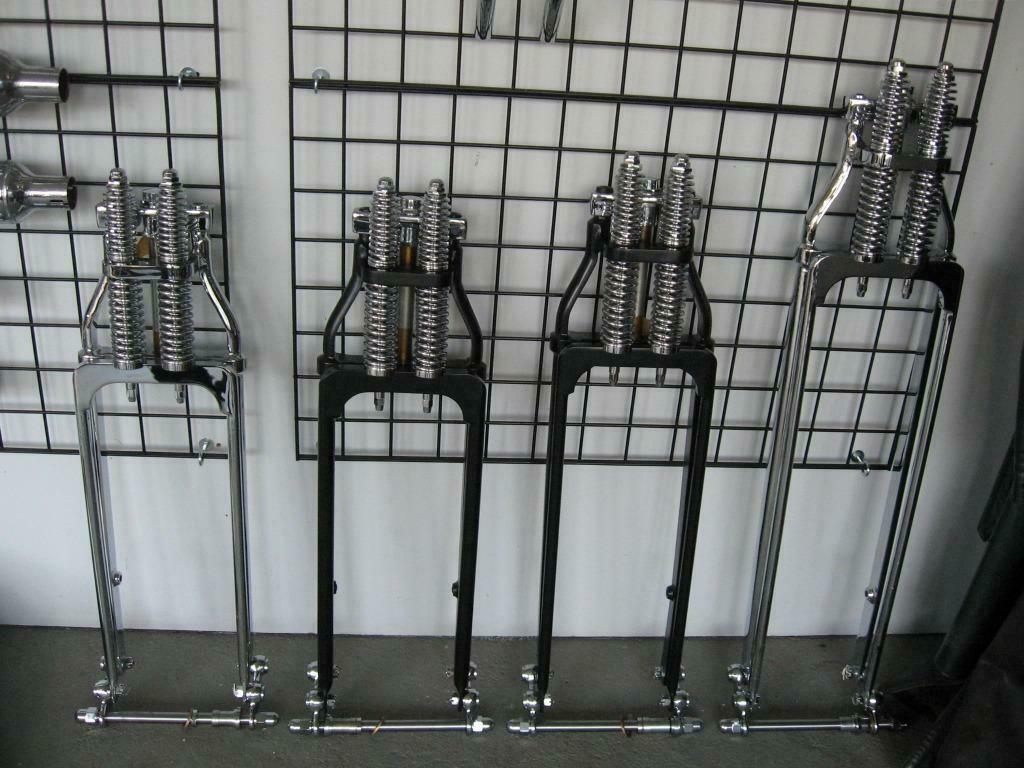 Springer voorvork DNA springer fork vanaf 575 euro, Motoren, Onderdelen | Harley-Davidson, Nieuw, Ophalen of Verzenden, Artesia blvd Compton CA