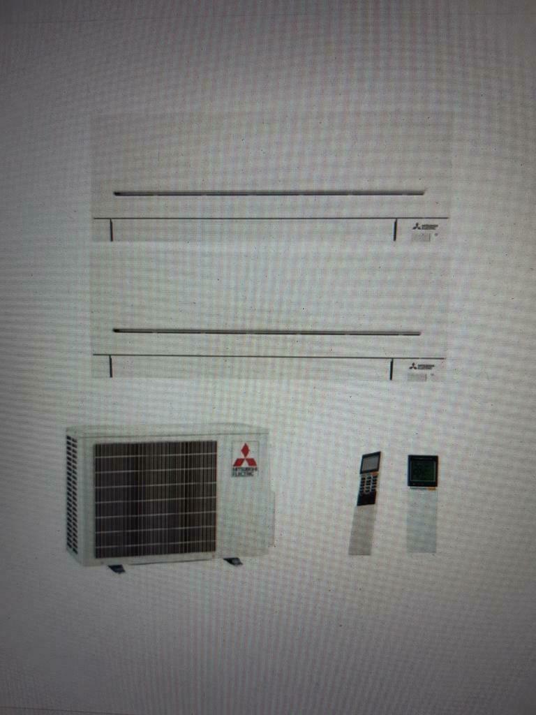 Mitsubishi electric duosplit-.R32 warmtepomp e.a, Witgoed en Apparatuur, Airco's, Nieuw, Ophalen