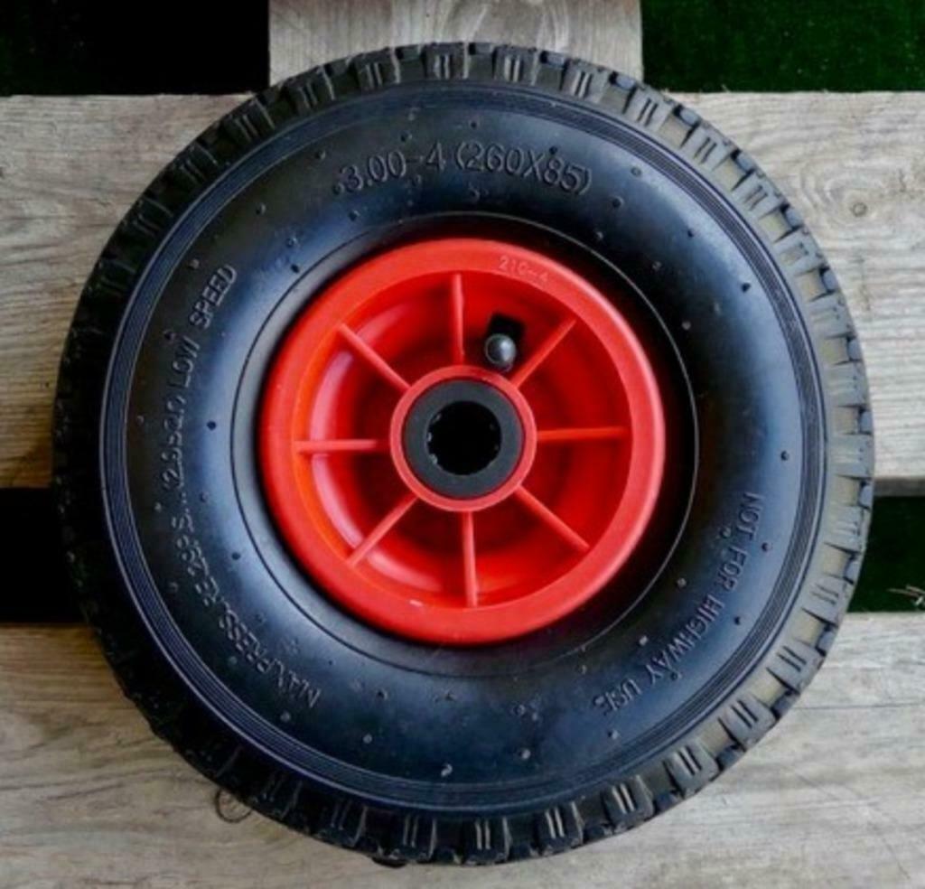 Anti lek Steekwagenwiel, Steekwagenband 3.00-4 (260x85), Ophalen of Verzenden, Nieuw, Steekwagen