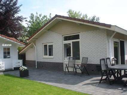 Th 6p.stenenvak. bunga met privé Sauna Putten op de Veluwe, Tuin, Chalet, Bungalow of Caravan, 3 slaapkamers