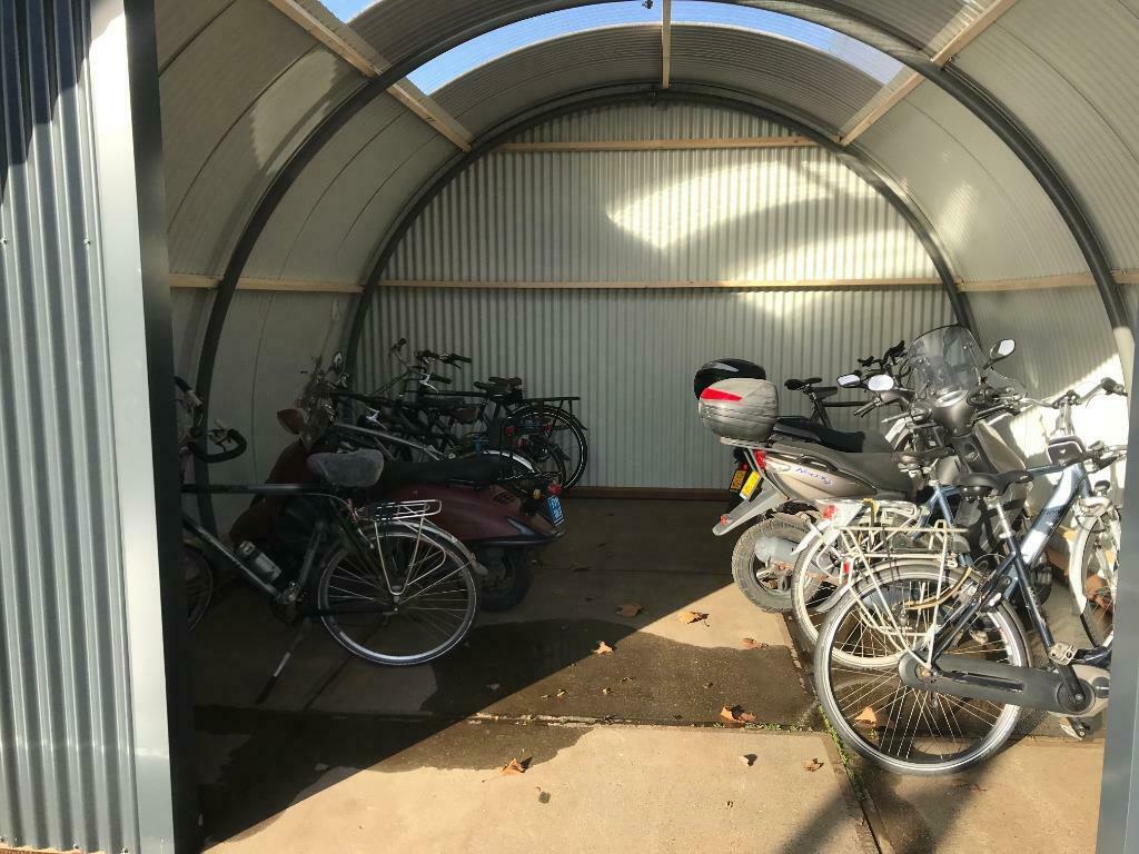 Fietsenhok, nissenhut, fietsenstalling, romney, opslag, Ophalen, 3 ramen of meer, Overige typen, Nieuw