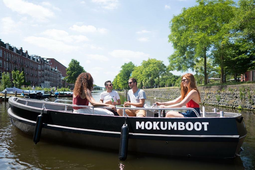 Mokumboot Amsterdam bootverhuur, Met schipper, Party- of Rondvaartboot