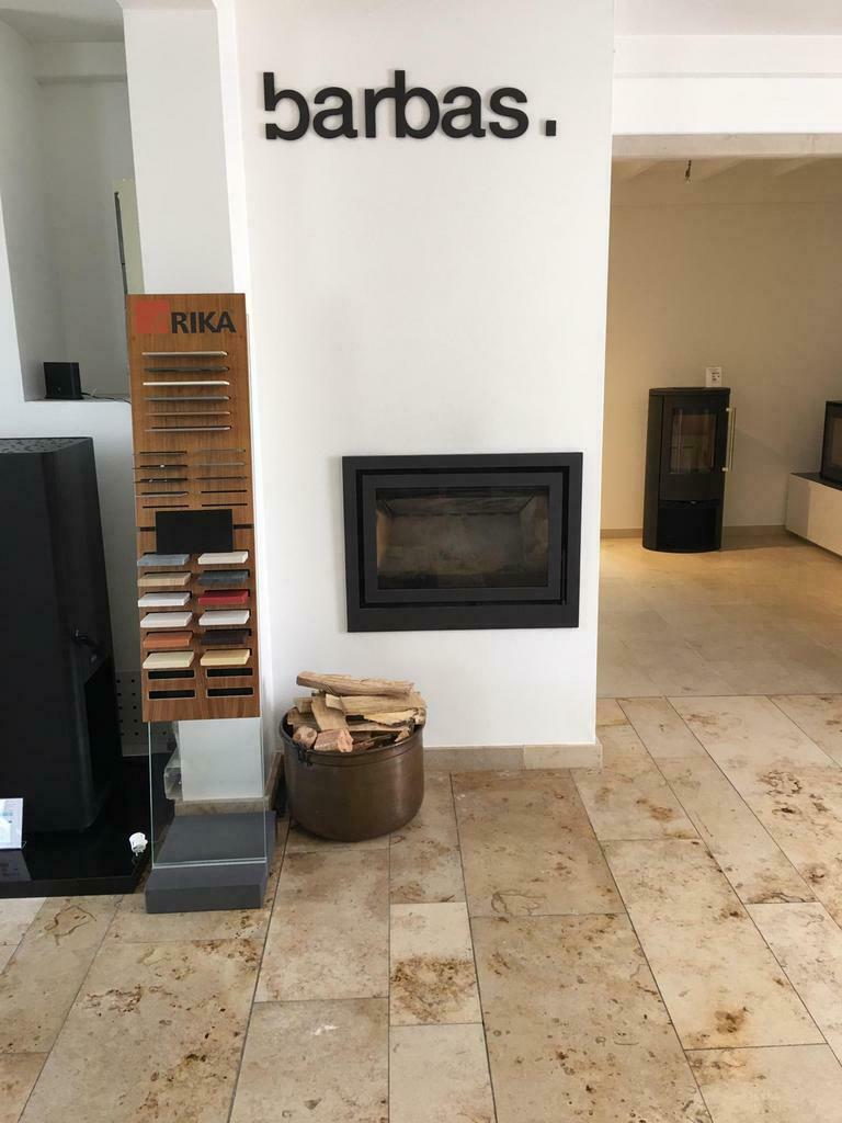 Barbas universal 6-70 inbouwkachel, Houtkachel, Ophalen of Verzenden, Zo goed als nieuw, Inbouw