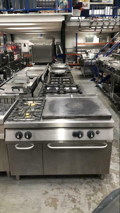 Professionele Horeca Gasfornuizen, Ophalen of Verzenden, Gebruikt, Fornuis, Frituur en Grillen