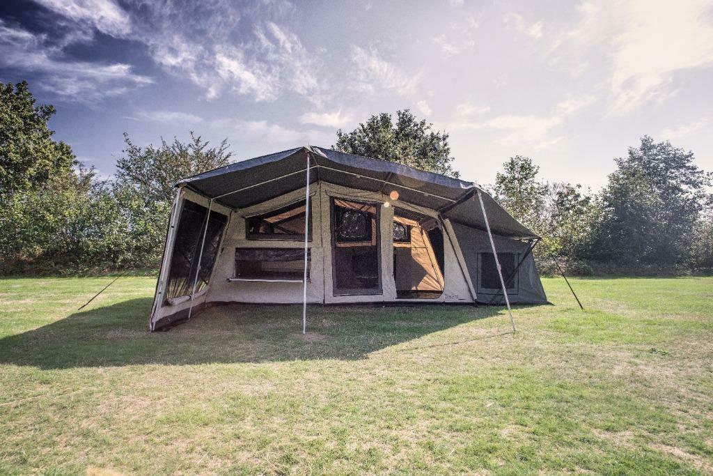 Vouwwagen huren Campooz Alpen Kreuzer Cabanon vouwwagen