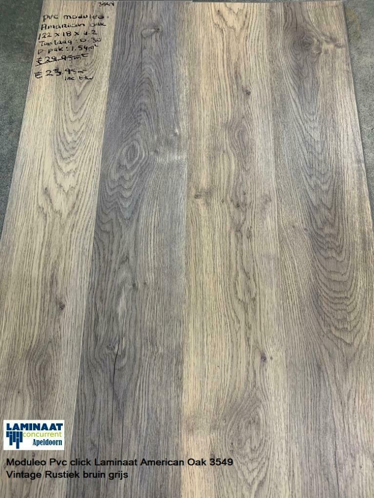 PVC Click Laminaat American Oak Rustiek Bruin 4,2mm dik