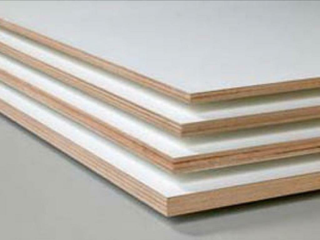 Okoume wit gegrond 310cm x 153cm -12/15/18mm, Ophalen of Verzenden, Nieuw, Multiplex, Minder dan 20 mm