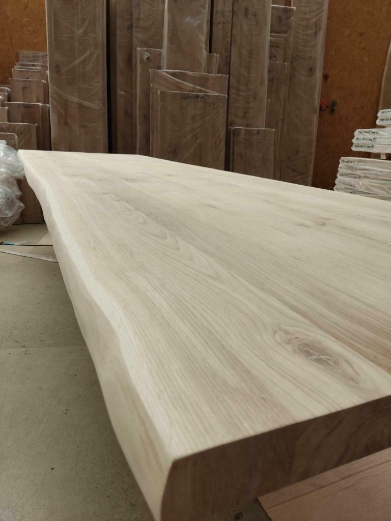 BOOMSTAM eiken werkblad keukenblad 240x64x3,8 cm OP VOORRAAD, Ophalen, Nieuw