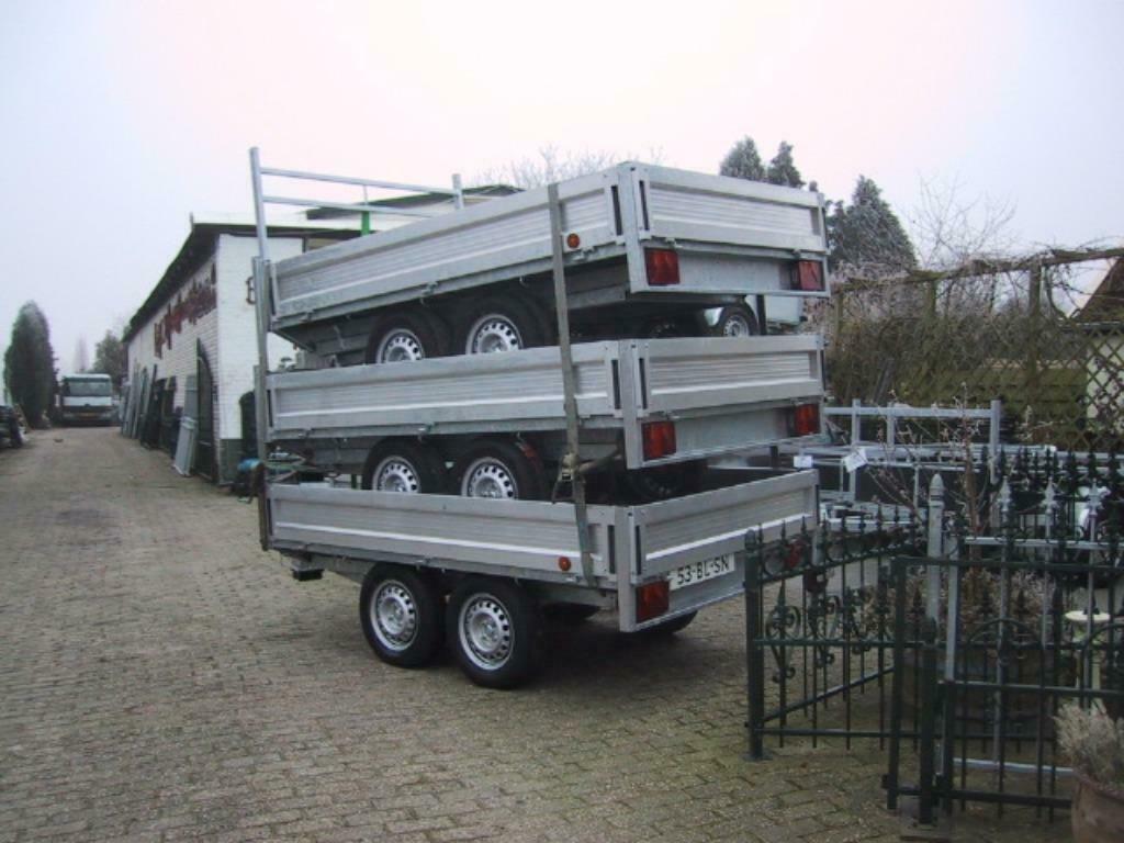 plateau aanhangers met betonplex of alu borden va € 988 exc, Auto diversen, Aanhangers en Bagagewagens, Ophalen, Nieuw