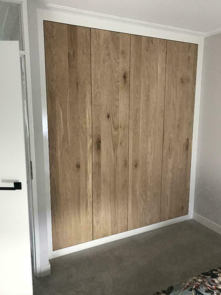 Vol massief Eiken timmerpaneel 2420 x 1220 x 22 mm blad, Doe-het-zelf en Verbouw, Platen en Panelen, Ophalen, Nieuw, Hout, 20 tot 50 mm