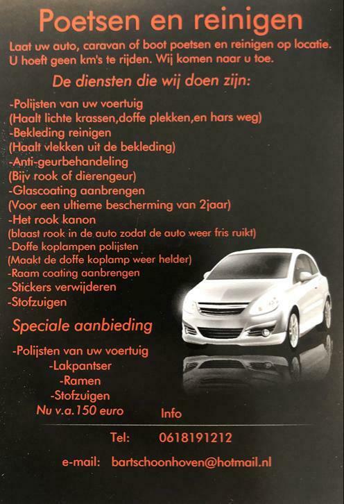 AUTO POETSEN EN REINIGEN OP LOCATIE, Krasverwijdering