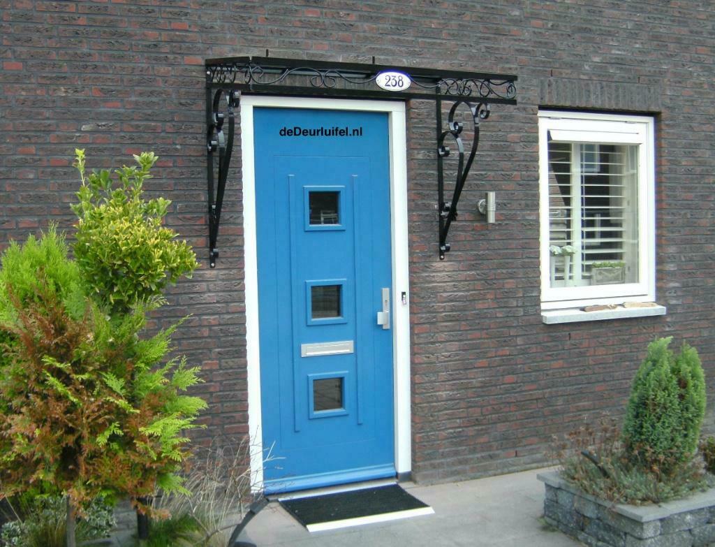 Deurluifel, Deurluifels, Afdakje, Luifeltje....Thuis bezorgd, Doe-het-zelf en Verbouw, Deuren en Horren, 120 cm of meer, Ophalen of Verzenden