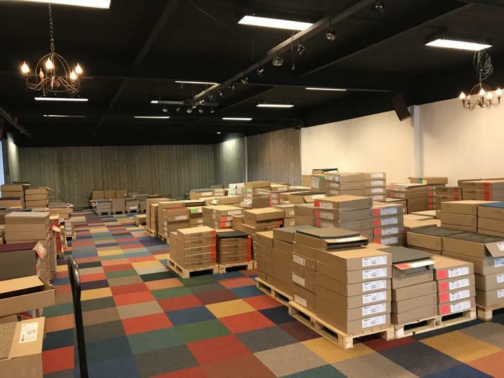 A-kwaliteit Desso tapijttegels, Ophalen, Nieuw, 75 m² of meer, Tapijttegels