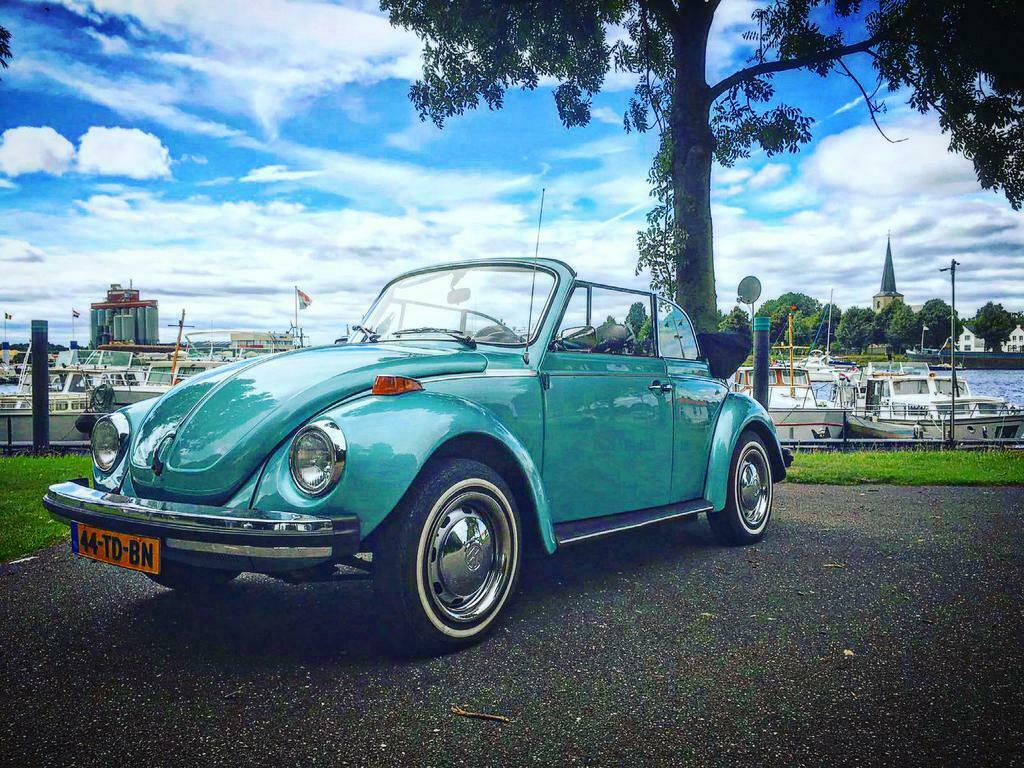 Kever cabrio trouwauto, Met chauffeur, Trouwauto