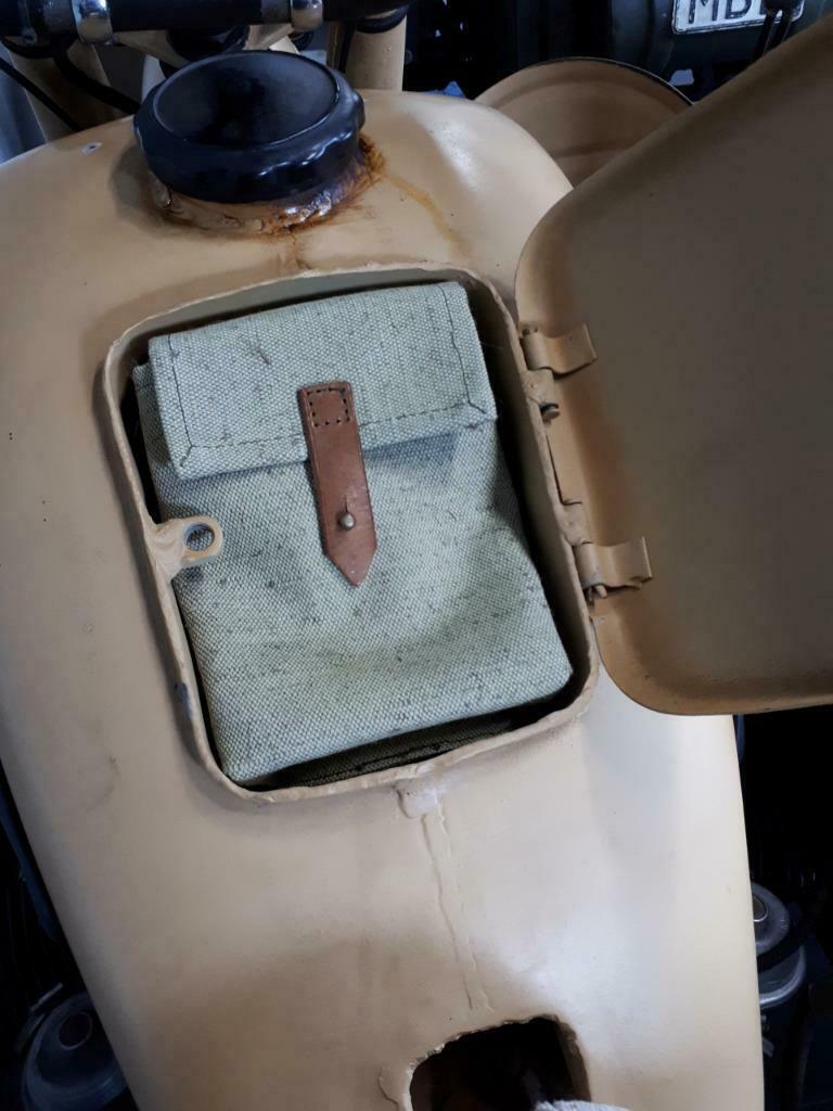 URAL DNEPR Tanktas Camel Khaki Nieuwe Zijspan Zitting Trap, Motoren, Verzenden, Nieuw