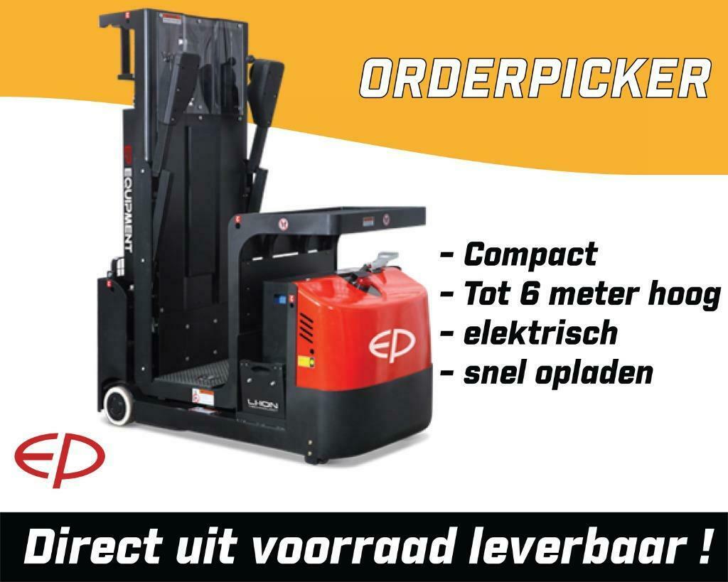 Orderpicker voor E-commerce bedrijven | Equipment 4 U, Tot 1000 kg, Orderpicker, Elektrisch, Verzenden