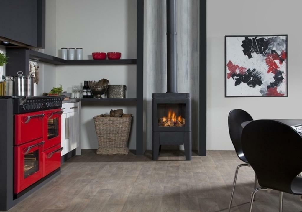 Faber Odense vrijstaande gaskachel, Huis en Inrichting, Kachels, Nieuw, Hout, Vrijstaand