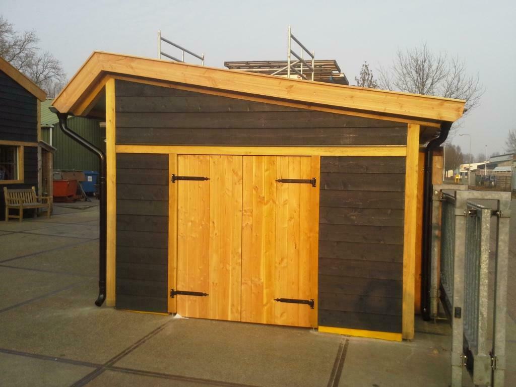 potdeksel planken zwart vuren geimpregneerd, Minder dan 25 mm, Nieuw, Plank, 300 cm of meer