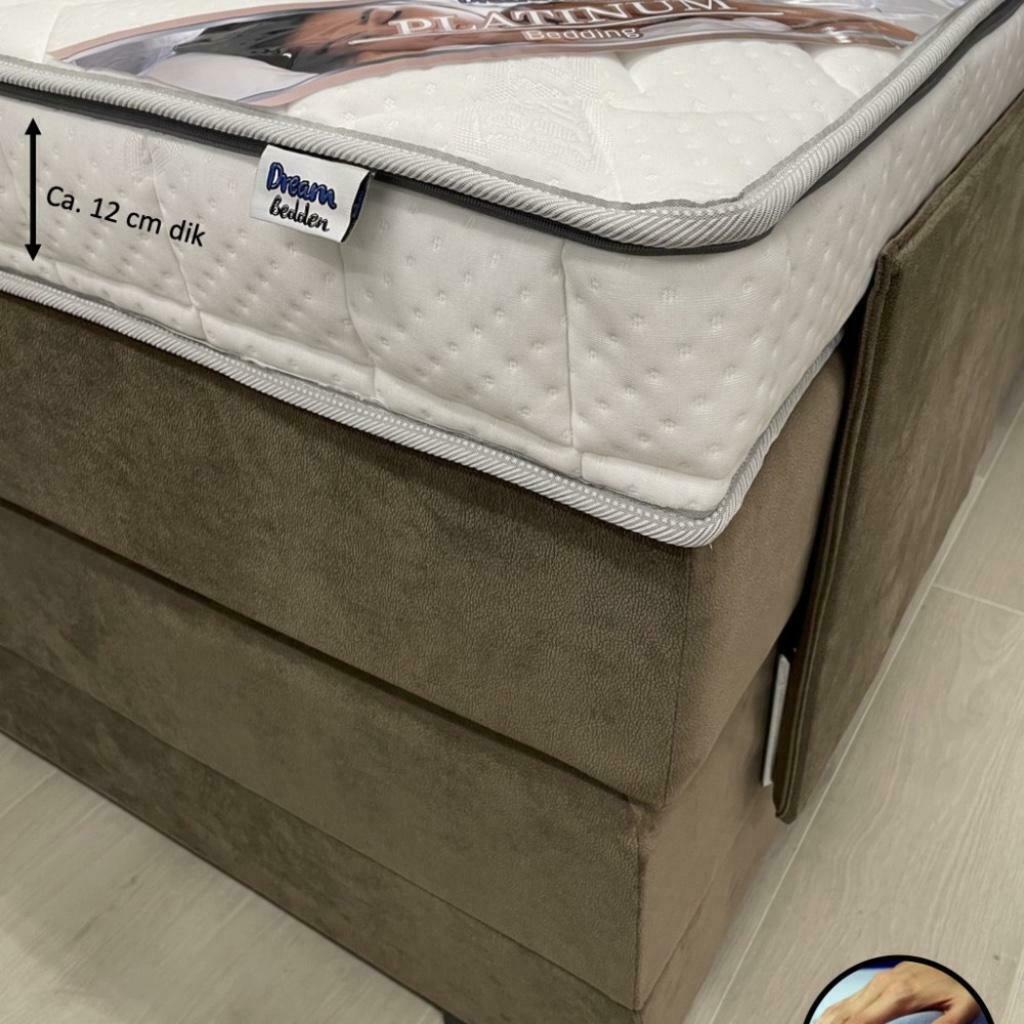 Topper Platinum HR55 Koudschuim ca.12cm dik Bamboo hoes, Ophalen of Verzenden, Nieuw, Matras
