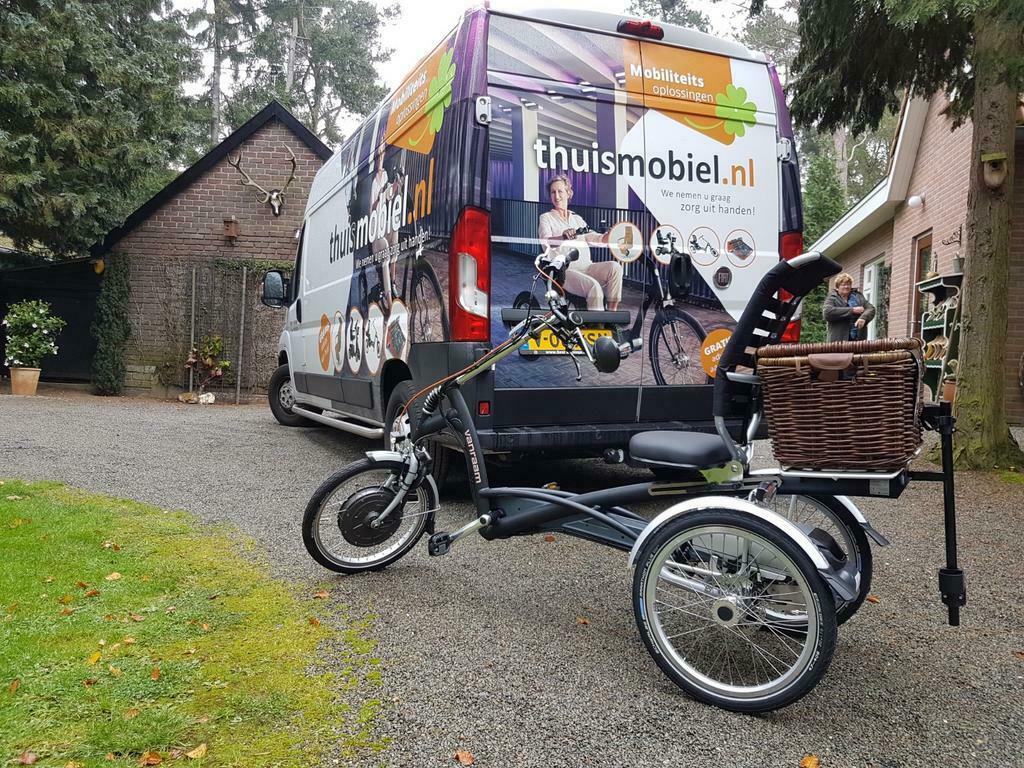 Comfortabele driewieler - elektrisch - diverse modellen, Ophalen, Zo goed als nieuw, Van Raam, Huka, Senzup, Driewielfiets