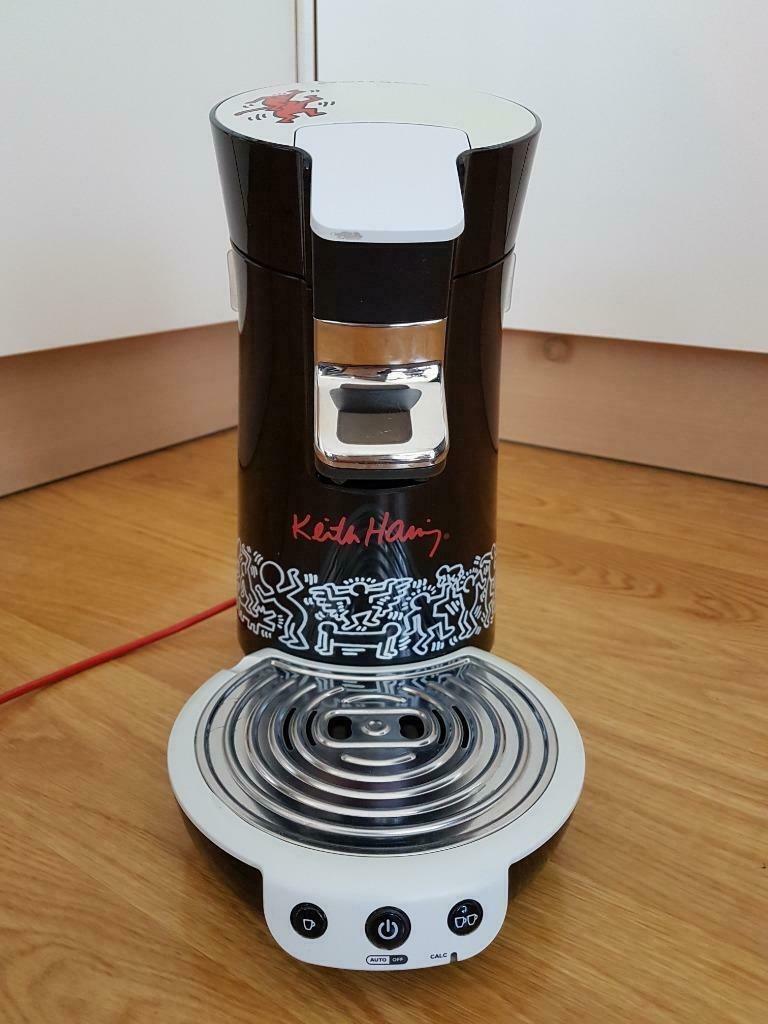 Philips  Senseo Viva Café Keith Haring - Limited Edition, Gebruikt, Koffiemachine, Ophalen of Verzenden, 1 kopje