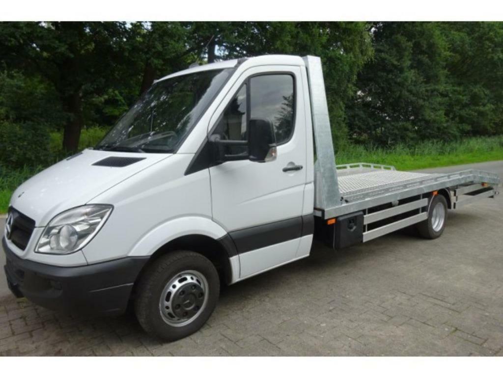 Mercedes-Benz Sprinter Autotransport, oprijwagen, Diensten en Vakmensen, Verhuur | Auto en Motor, Met chauffeur, Verhuiswagen of Bestelauto