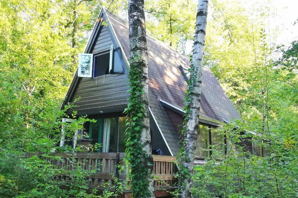 Ardennen vakantie bungalow bossen Durbuy huisje 132 + Wifi, 2 slaapkamers, Recreatiepark, Wasmachine, In bos