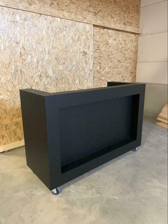 Dj booth/meubel zwart met led verlichting te koop., Ophalen of Verzenden, Nieuw