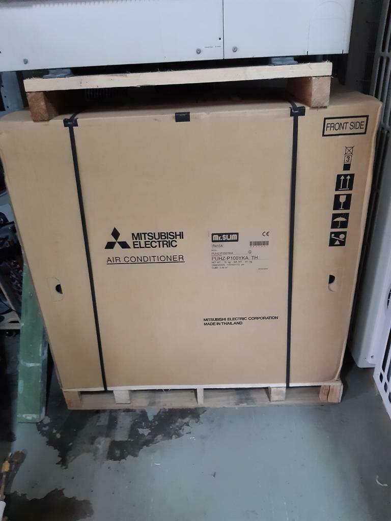 Nieuw in de doos  mitsubishi electric 10 kw warmtepomp ., Ophalen, Koelen en Ontvochtigen, Energieklasse A of zuiniger, 3 snelheden of meer