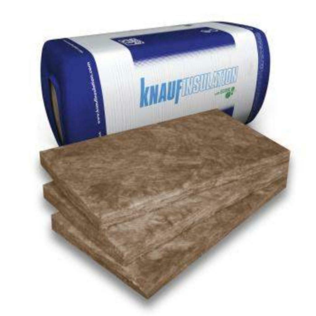 Knauf Acoustifit isolatie 45mm t/m 120mm, vanaf €2,75 per m2, Doe-het-zelf en Verbouw, Isolatie en Afdichting, Ophalen, Dakisolatie
